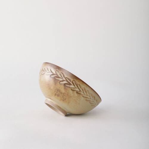 以山河印花德化φ12.4cm*h5.7cm北欧风饭碗现代简约餐碗碗陶瓷批