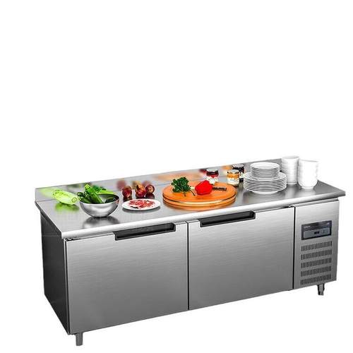 热销猛世冷藏工作台商用冷柜厨房冰箱奶茶店设备保鲜工作台冰柜带