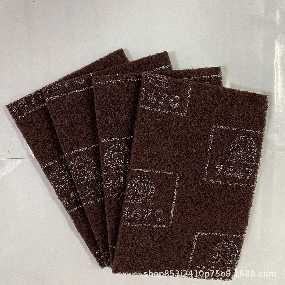现货批发7447c工业百洁布6*9尼龙电镀打磨擦拭布拉丝去毛刺木工