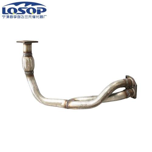 热销前消声器适用于雪弗兰开拓者2.4汽车节静音排气管汽车消声器