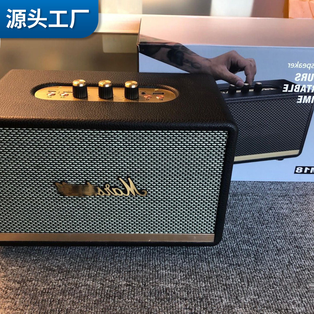 直播爆款m18华北马勺acton2无线蓝牙音响大功率高颜值复古音箱