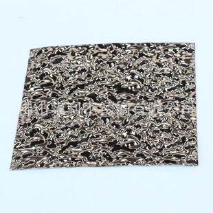 镜面不锈钢凹凸纹板8k立体水波金属波浪板装饰压花板