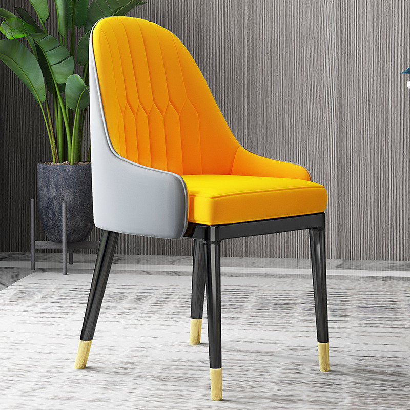 意式轻奢餐厅椅子现代北欧餐椅简约桌椅网红洽谈椅家用凳靠背座椅