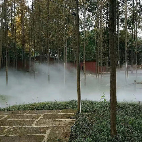 造景降温加湿系统高压除异味造雾雾 车间智能全自动人造机
