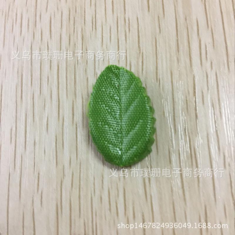仿真花叶子玫瑰花假叶片丝网绢布配饰材料其它配件用品批发