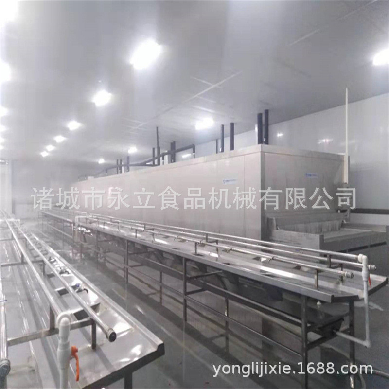 厂家直销食品馄饨包子水饺速冻机 玉米粒隧道式单冻流水线 海鲜肉