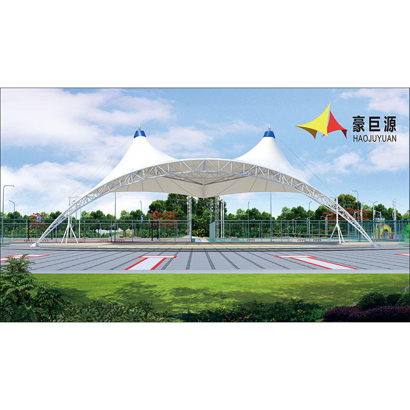 热销专业安装生产商业舞台表演膜结构遮阳棚户外休息遮阳防雨棚
