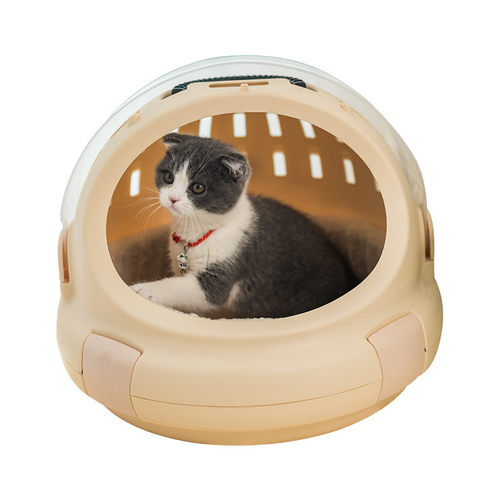 四季通用猫咪床手提太空舱猫窝半封闭式别墅房屋锁扣可拆洗猫笼