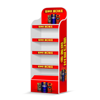 雪弗板展示架pvc货架便利店展架多层展示陈列架落地式促销大展架