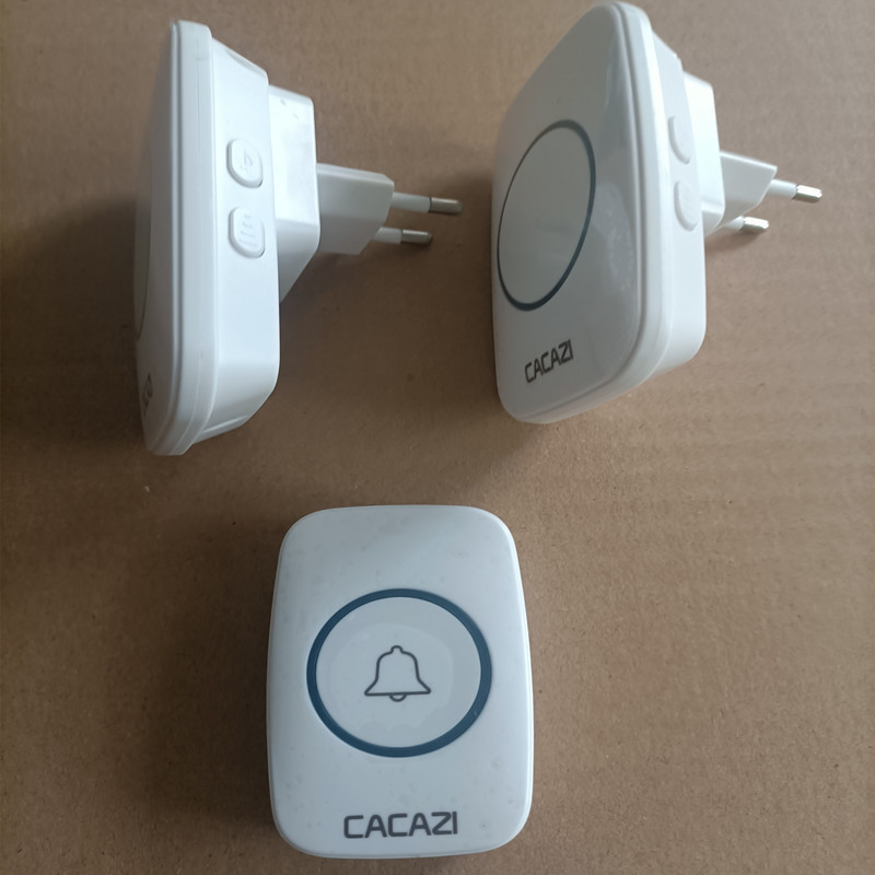 卡佳斯a10欧规智能门铃家用无线电子一拖二远距离老人音乐呼叫器