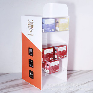 展销会商超亚克力产品展示架定制批发彩色uv打印亚克力展示柜