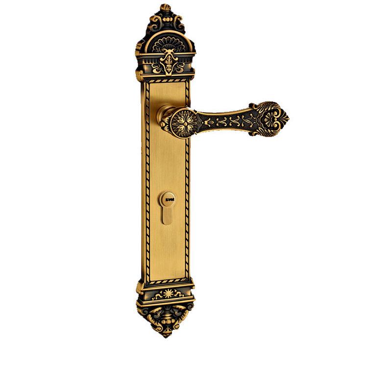 黄古铜台湾新款大门锁好工房铜锁lm598rg/bf别墅房门锁实木门泰