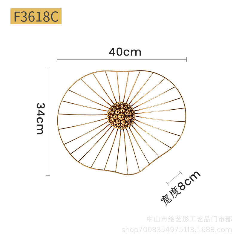 美式花卉壁挂创意样板房酒店铁艺立体背景墙客厅玄关走廊过道挂饰