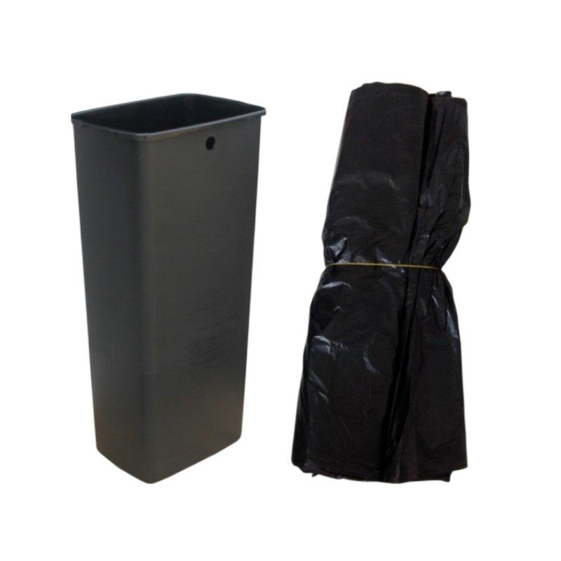 厨房餐饮家用大号垃圾桶内胆内桶桶塑料方形20l30升脚踏收纳新款