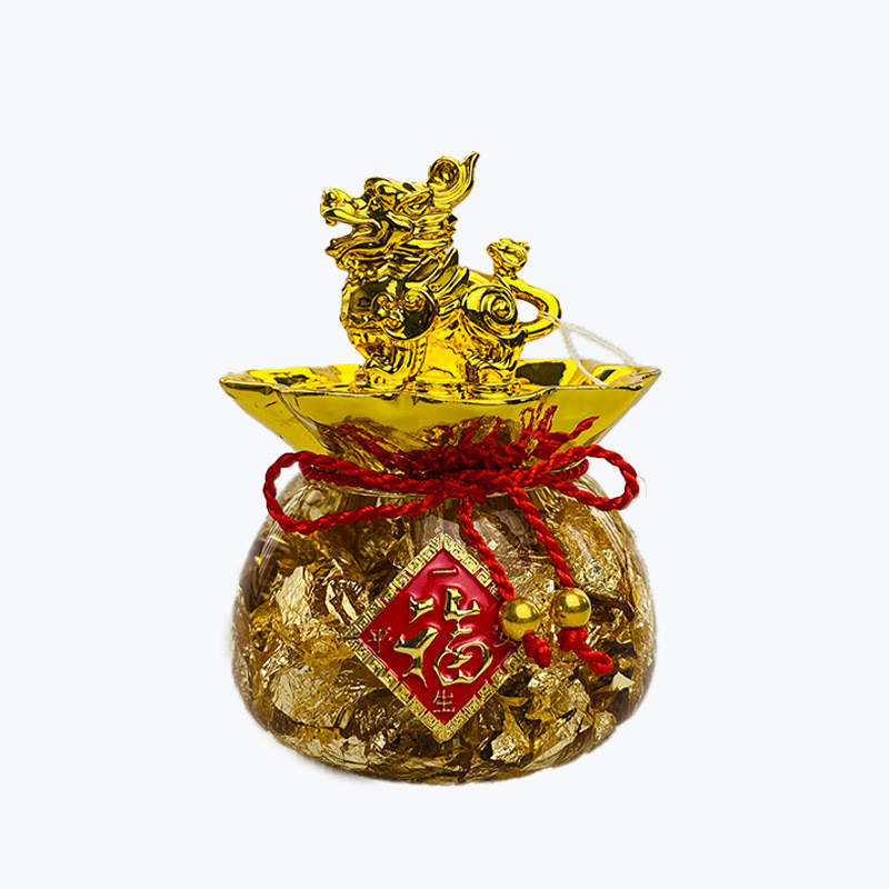 貔貅摆件装饰招财吉祥创意家居钱袋水晶工艺品圣诞礼品商务礼品