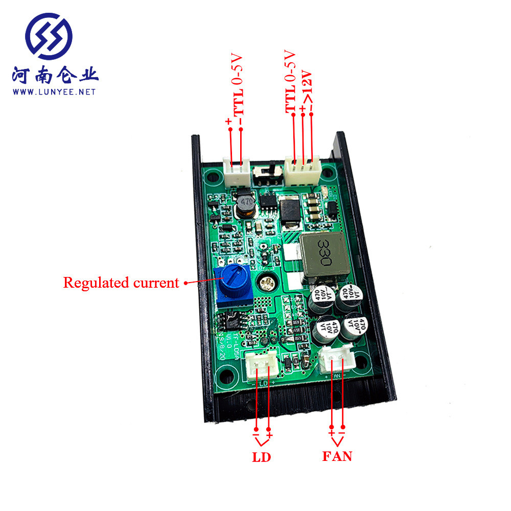 15w450nm激光，板带有ttl的激光驱动器驱动器用于diy激光雕刻机