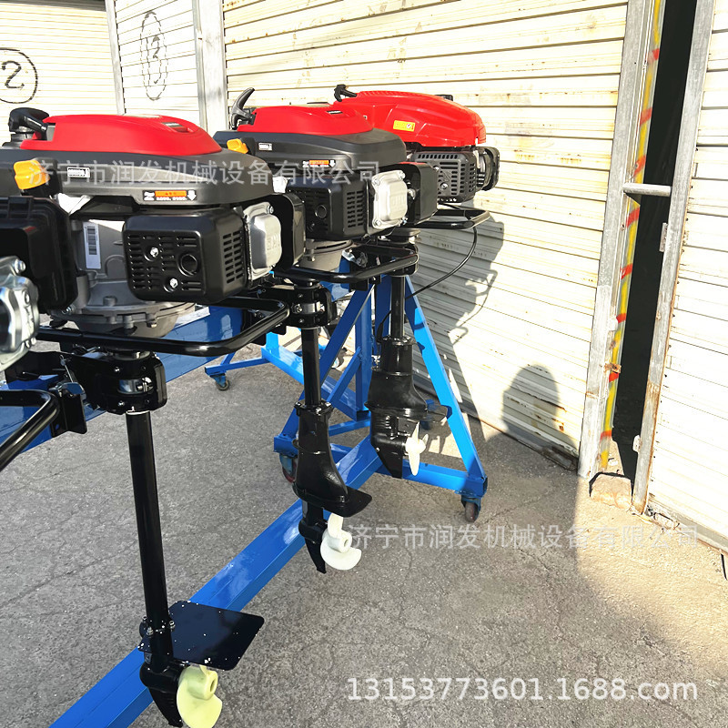 热销渔船马达发动机橡皮艇冲锋舟30船外机匹4马力渔船挂浆机