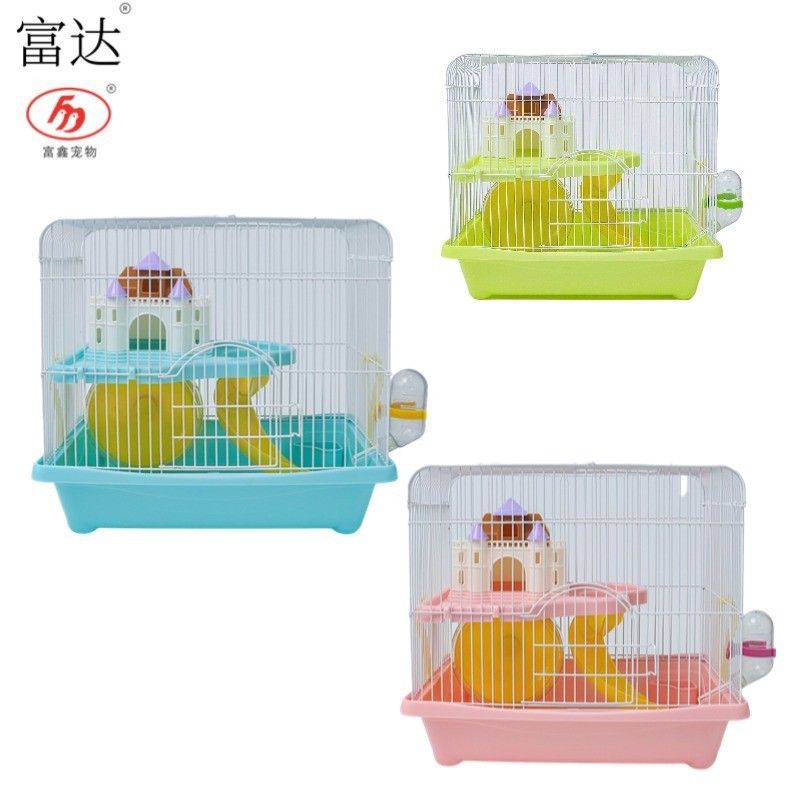 仓鼠笼子全套仓鼠用品宠物快乐大城堡金丝熊小仓鼠双层别墅仓鼠窝