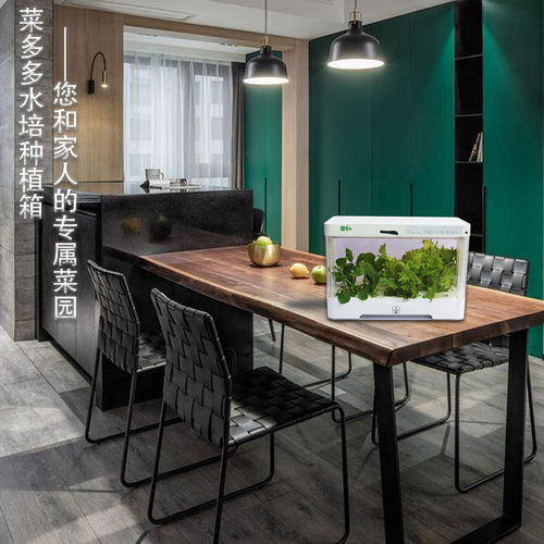 室内菜多多欢乐颂安迪无土栽培设备智能家庭全封闭水培蔬菜种植箱