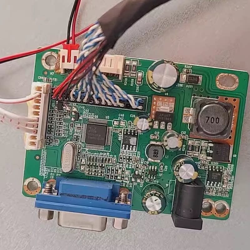 现代E派显示器H2202主板E2203电源驱动一体板X2262Q 4线