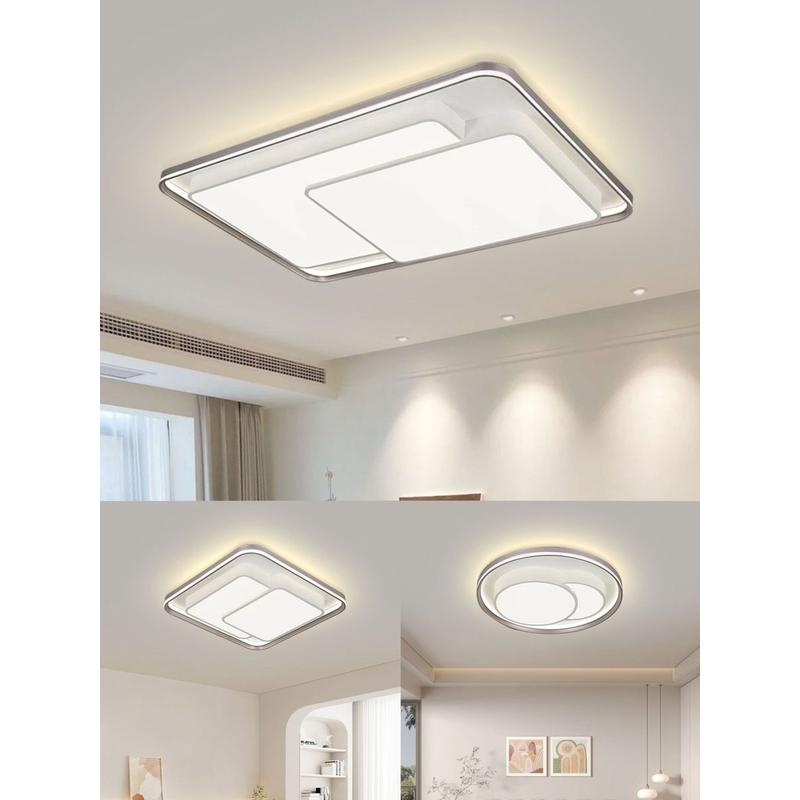 客厅水晶吸顶大灯简约大气轻奢2024新款餐厅卧室全屋套餐主灯厂家