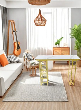 热销客厅沙发岩板吧台长条一体家用阳台厨房餐厅靠墙酒柜高脚桌椅