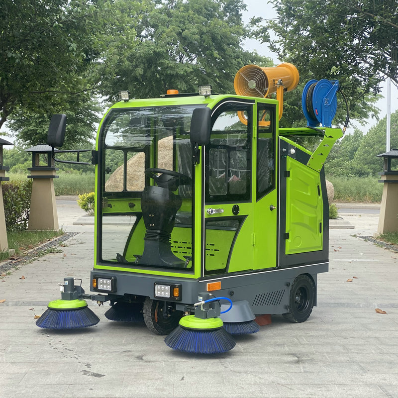 驾驶式电动垃圾清扫车物业学校工厂车间扫地车市政道路封闭扫路车