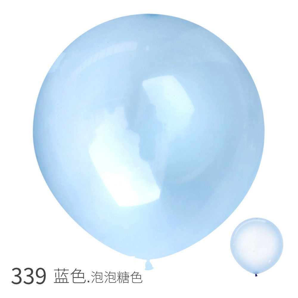 【24英寸圆/泡泡糖3颗】哥透明球|sempertex粉球生日派对球大球