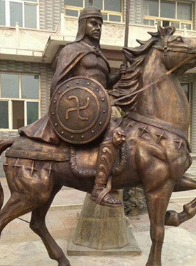 铜铸雕塑户外古镇公园景区景观仿批发物铜雕景区小镇雕塑铜人