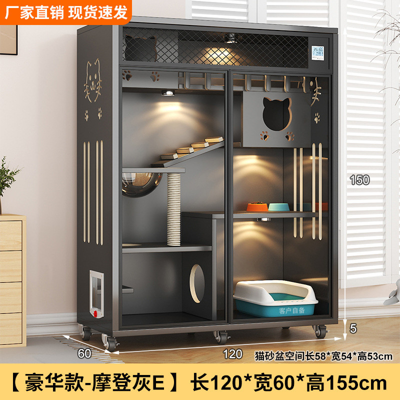 猫别墅猫窝大型猫柜猫舍猫屋家用室内猫笼子大号猫房子猫猫木质柜