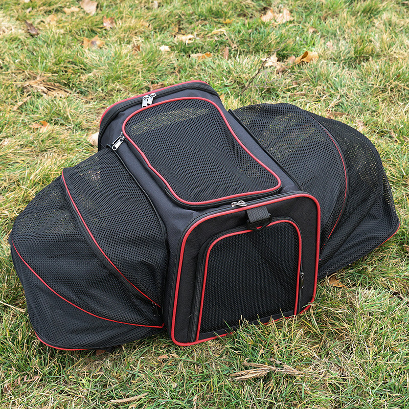 宠物外出包包可折叠手提式拓展猫包大容量两只小型宠物包外出便携