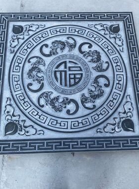 地青石雕厂家自建房地雕浮雕壁画中式仿古庭院别墅青石地雕浮雕