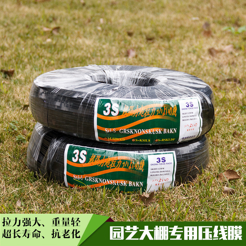 出口超膜拉抗老化大棚压膜线压抗绳温室园艺压膜线压膜带优质