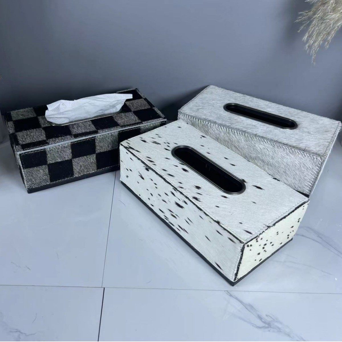 热销现代简约灰马毛皮首饰盒样板间摆件卧室衣帽间装饰收纳盒,鲜花速递/花卉仿真/绿植园艺,造型盆景,淘宝优惠券,粉丝福利购,淘宝优惠卷