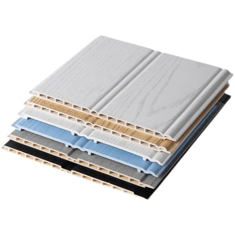 生态木护墙板200方圆槽幼儿园墙裙墙面集成pvc免漆快装板防水吊顶