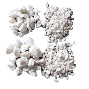 白石子鹅卵石景观铺路铺地庭院白色石子花园造景鹅软石装饰小石头