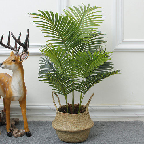 仿真假花植物客厅大型盆栽摆件装饰假绿植防真盆景散尾葵落地葵树