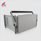 工厂h仪器仪表铝合金机箱外壳大提手型材diy显示屏电源便携箱加工