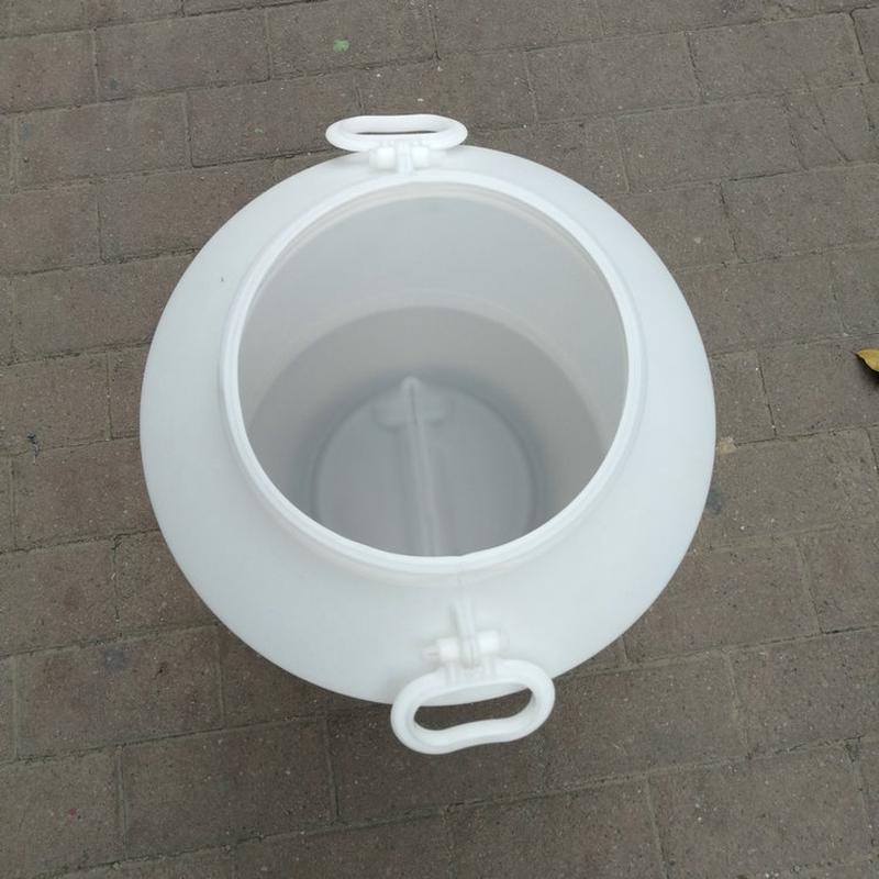 厂家直销50l升kg带盖白色圆形公斤食品级包装塑料桶化工涂料桶