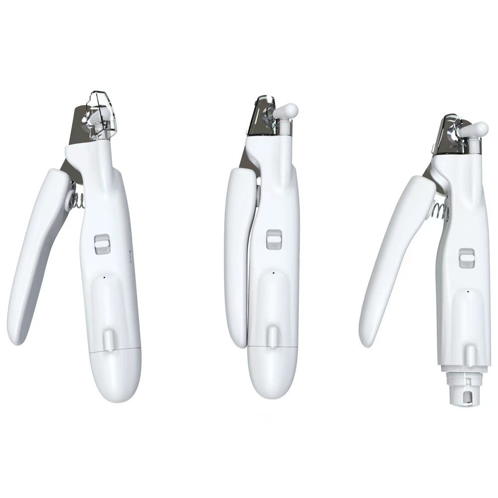 led灯宠物指甲修剪器狗狗指甲剪自动宠物指甲剪甲器二合一led磨