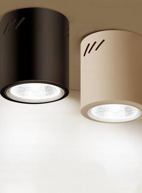 车站厂房商场明装筒灯照明吸顶吊线筒灯30w50wled明装筒灯cob餐厅