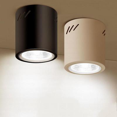 车站厂房商场餐厅照明吸顶明装筒灯筒灯30w50wled吊线cob明装筒灯