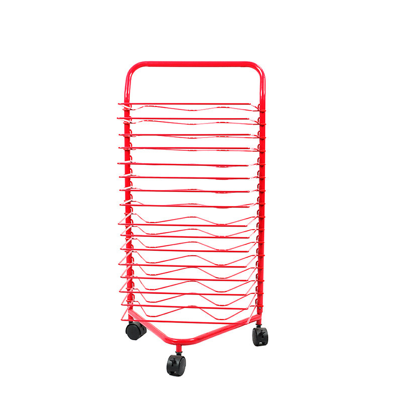 绘画专用晾画架单面多层丝网加工作品收纳架油画晾干展览展示架