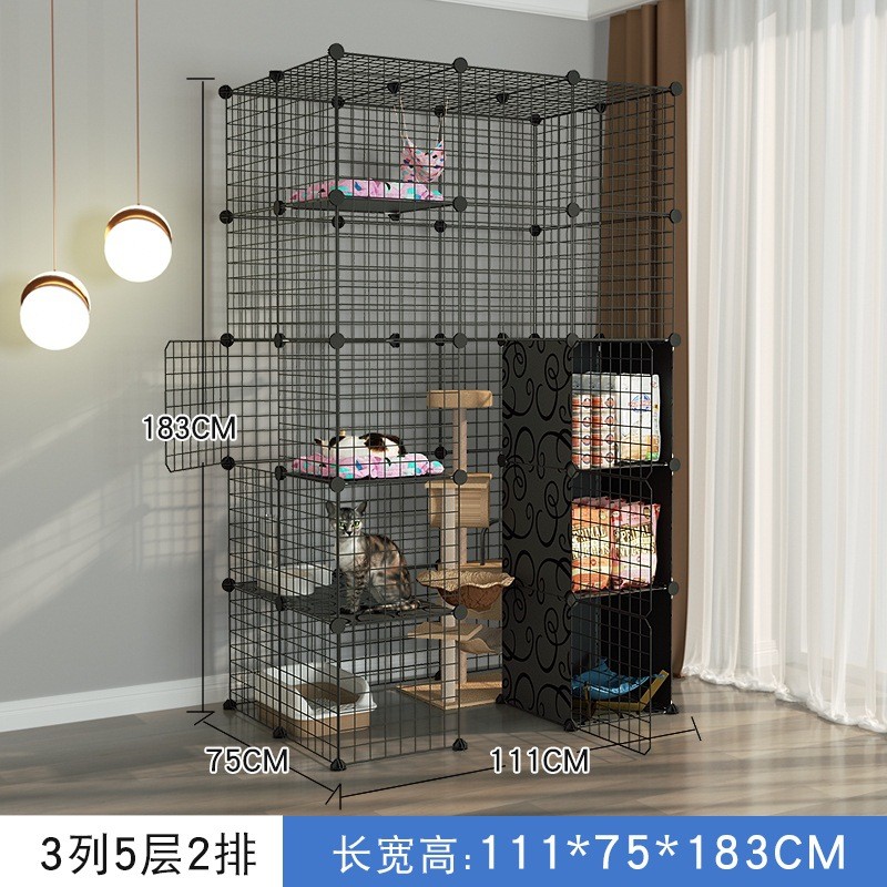 猫笼子猫猫笼别墅型家用猫舍大型超大特大号成年大实用自由组合