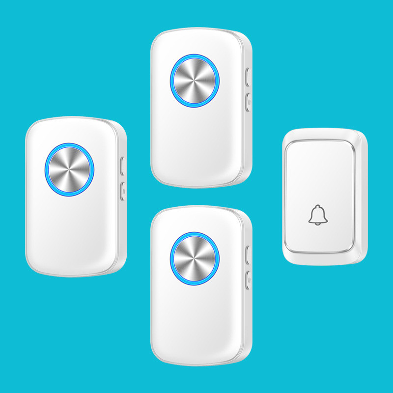 门铃无线家用超远距离一拖三遥控门玲电子智能老人病人呼叫器防水