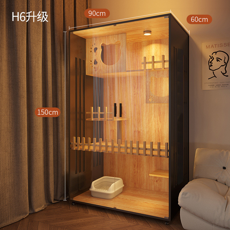 猫笼子家用室内自由空间猫舍猫窝猫屋猫柜双层三层猫别墅