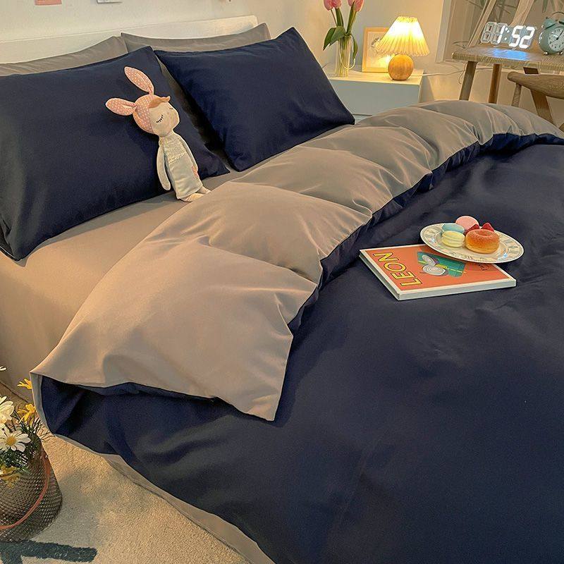 水洗棉专用家用水洗棉被套单件新款床上三件套厚出租房床单四件套,床上用品,床品套件/四件套/多件套,淘宝优惠券,粉丝福利购,淘宝优惠卷