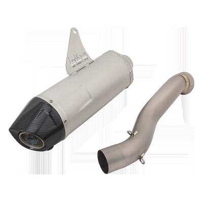 热销适用春风800mt改装排气管leovince钛合金中段ktm790890adv排