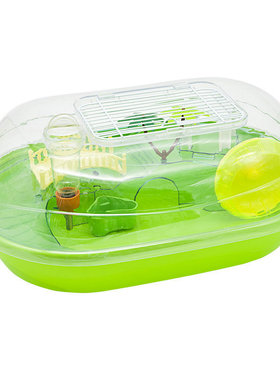 批发豪华旅行便携式宠物笼子ydc10塑料仓鼠笼笼外出别墅宠物笼