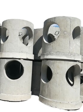 水泥检查井厂家供应方井预制水井消防井圆形土井污井筒钢筋混凝雨